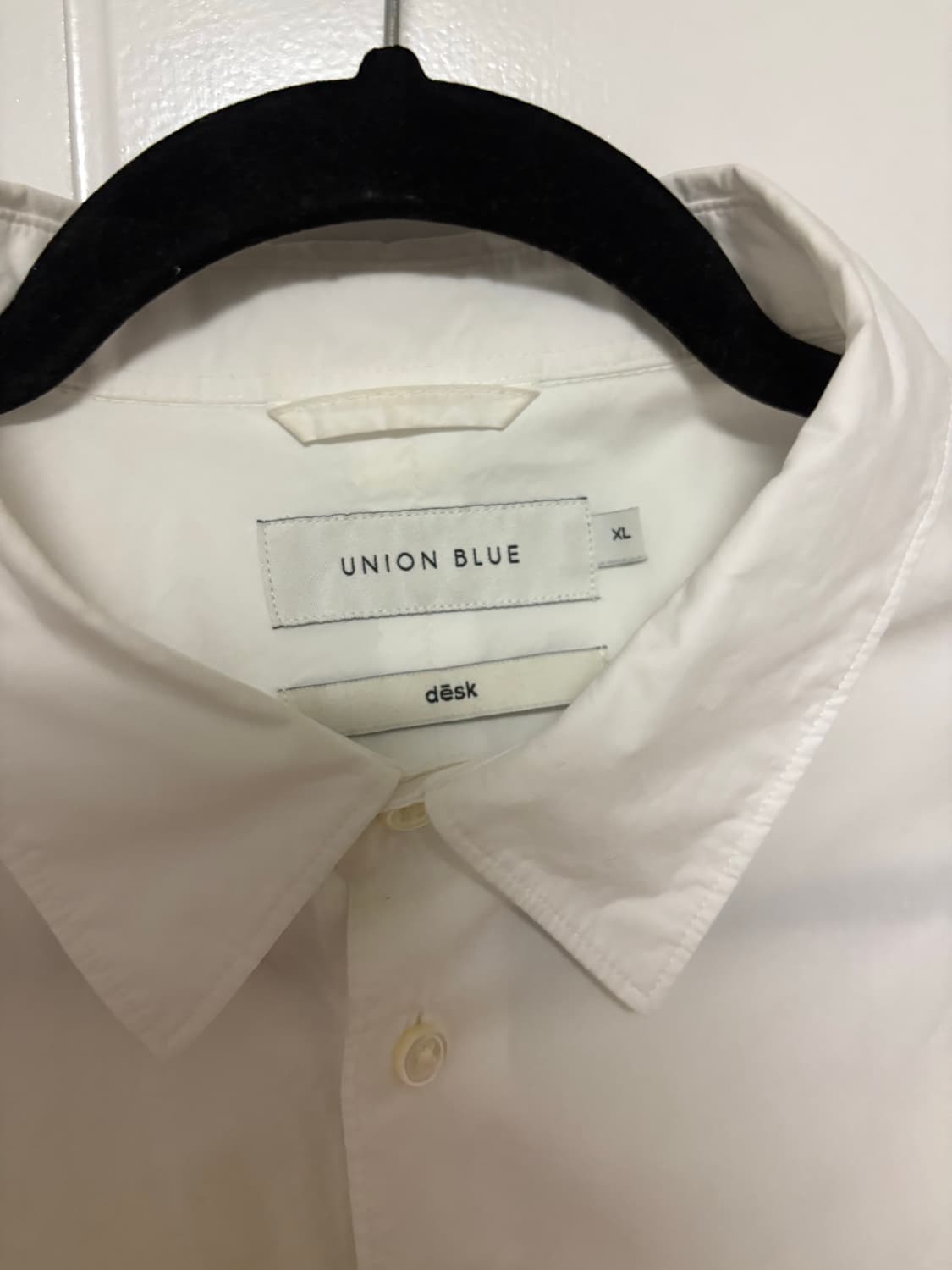 [XL] 유니온블루 데스크 셔츠 화이트 상품이미지2
