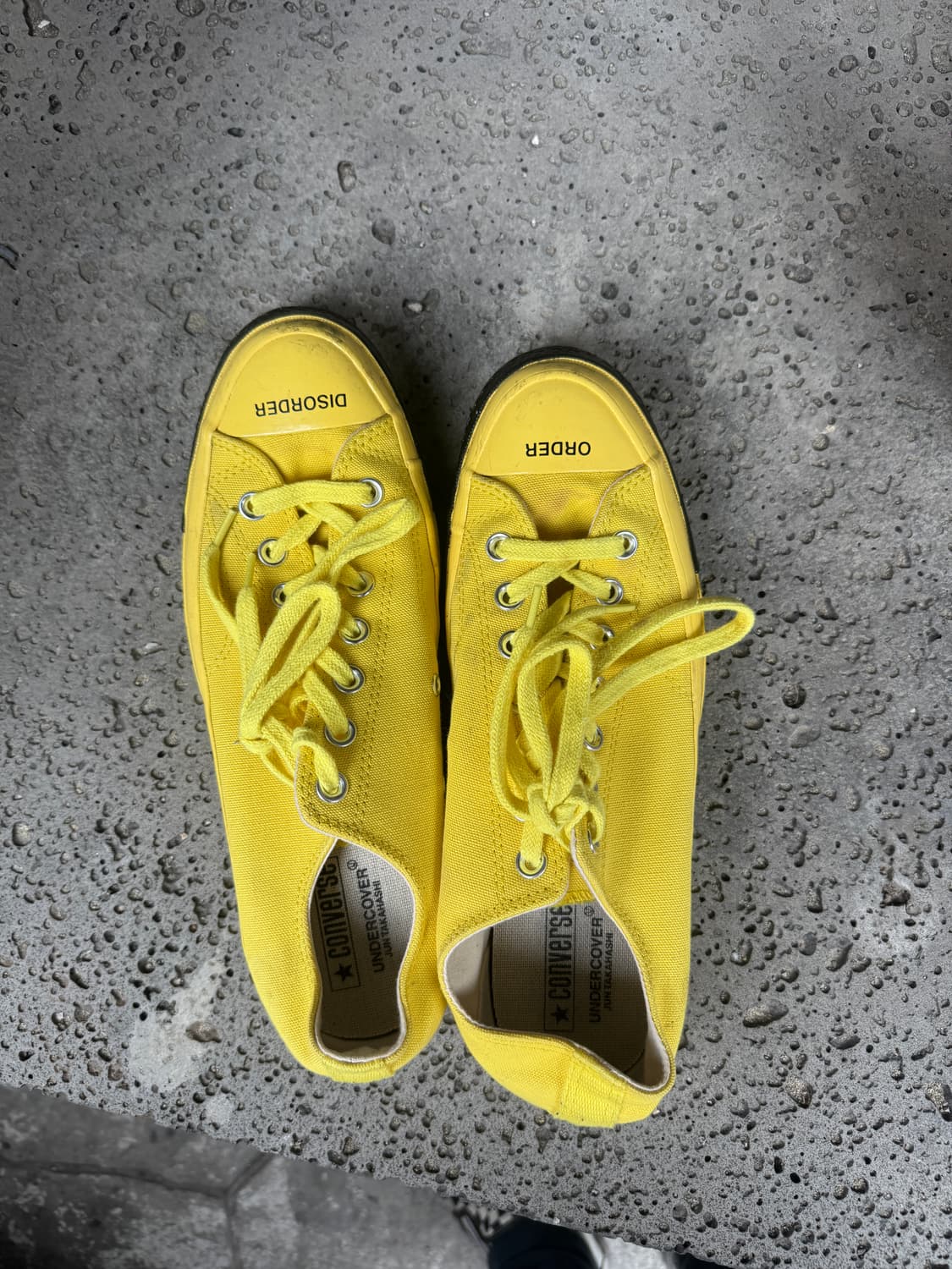 컨버스 언더커버 콜라보 척70 로우 옐로우 블랙 상품이미지1