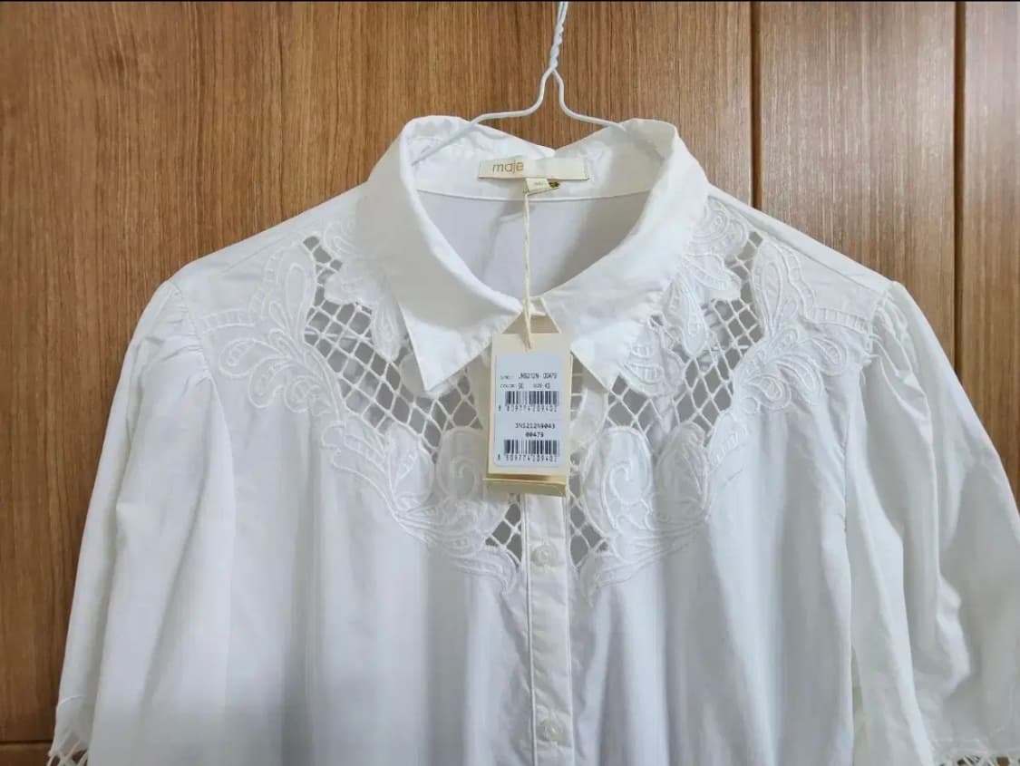 (36)여성 MAJE 마쥬 코튼 기퓌르 원피스 상품이미지3