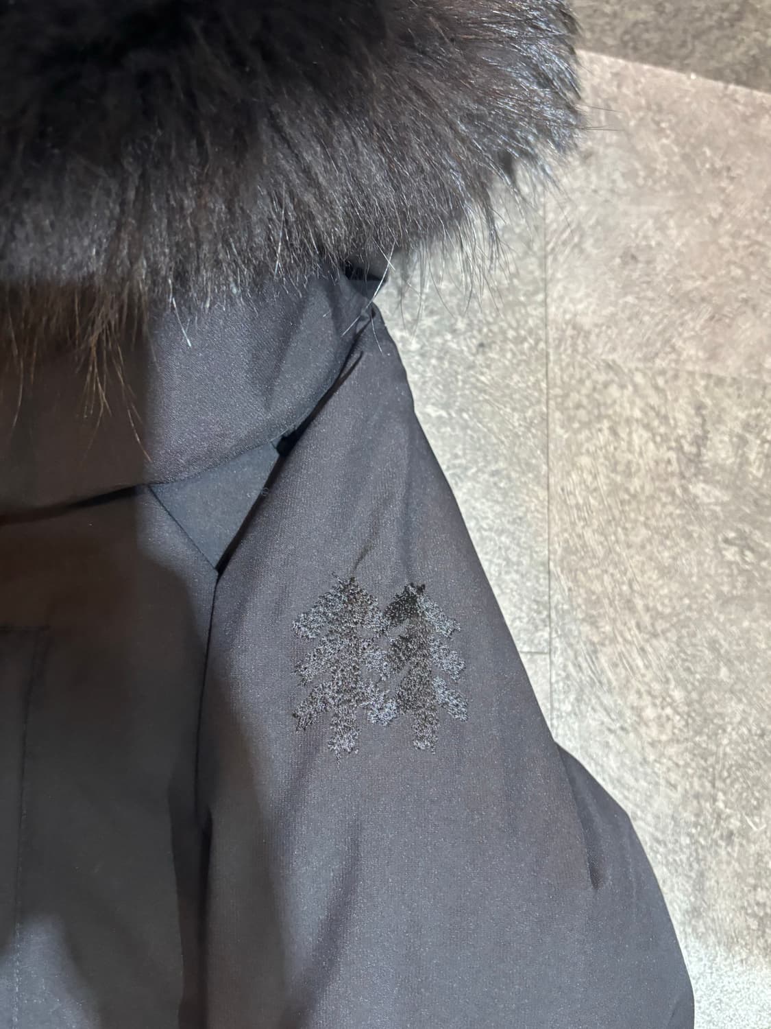 코오롱스포츠&세이신 구스다운 롱패딩 블랙 90사이즈 상품이미지4