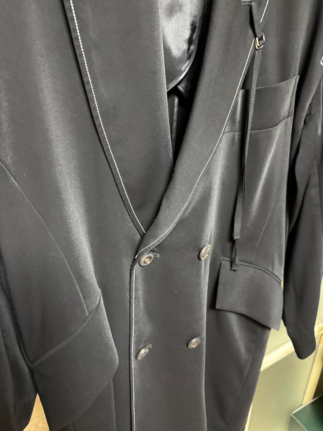 노이어 오버핏 더블 브레스티드 코트 48 상품이미지5