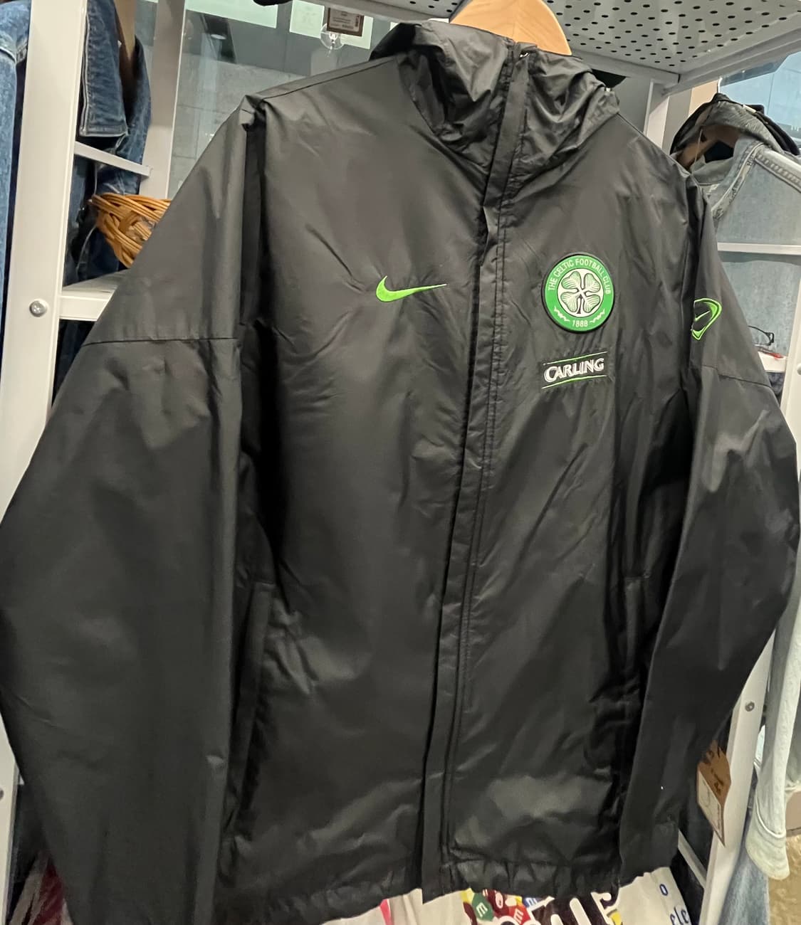 00s 나이키 셀틱 바람막이 블랙 상품이미지3