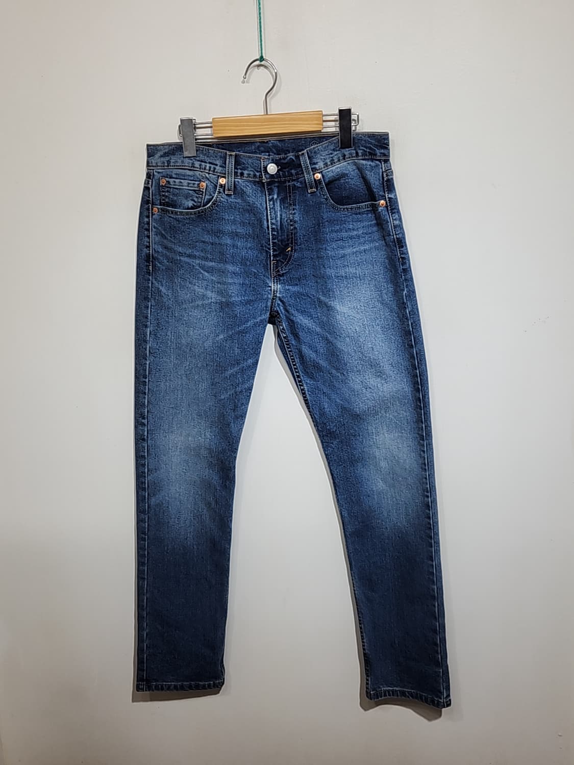 (30) 리바이스 502 청바지 연중청 스판 데님팬츠 145주년판  상품이미지1