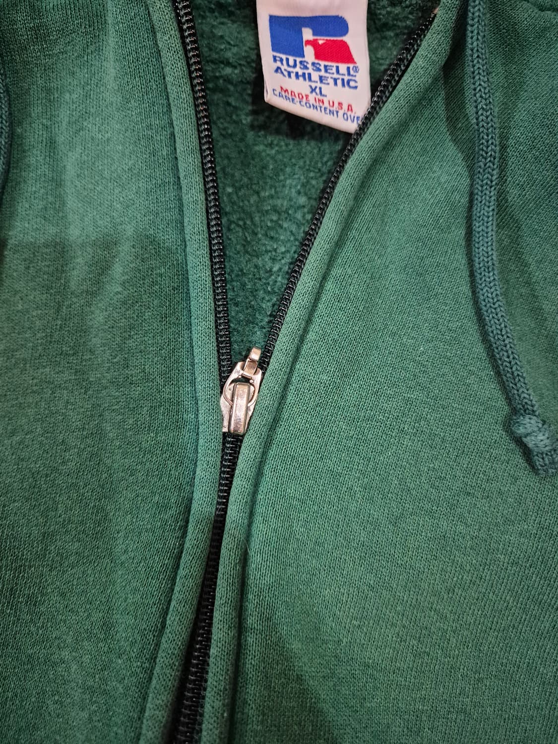 러셀 후드집업 그린 메이드인 usa 상품이미지4