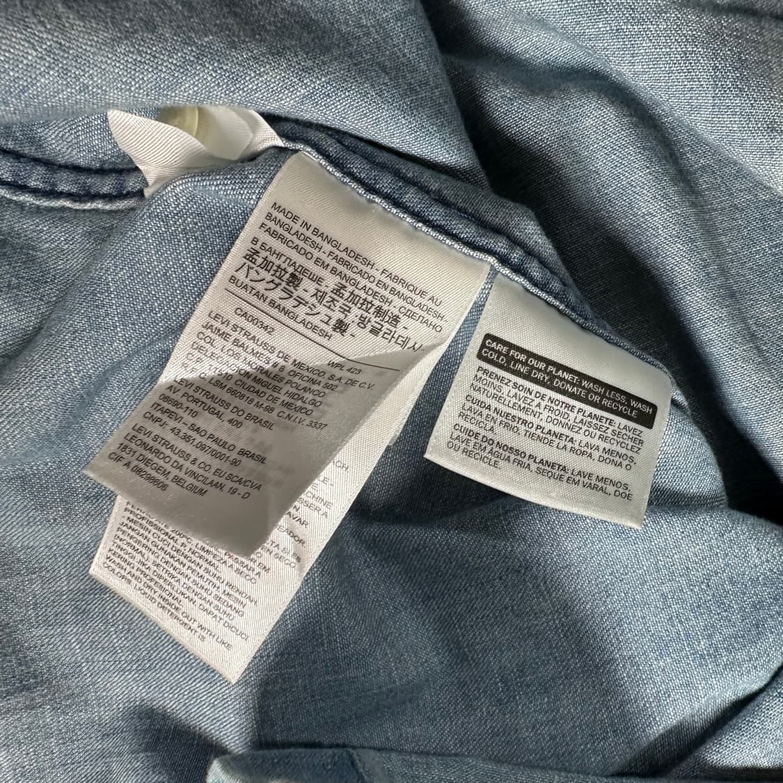 리바이스 데님 웨스턴 셔츠 상품이미지7