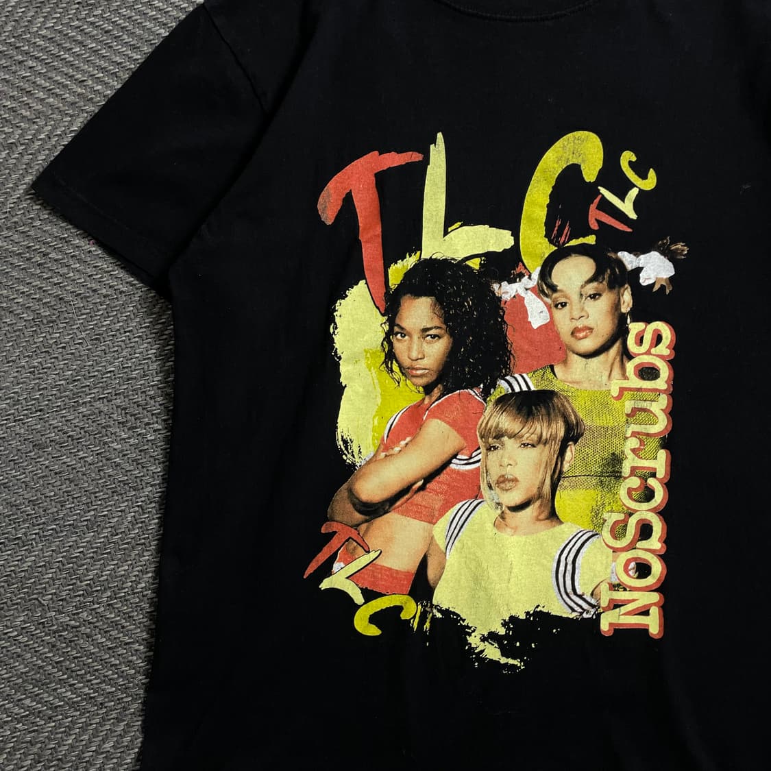 USA 빈티지 TLC 힙합 프린팅 반팔 티셔츠y 4504 상품이미지3