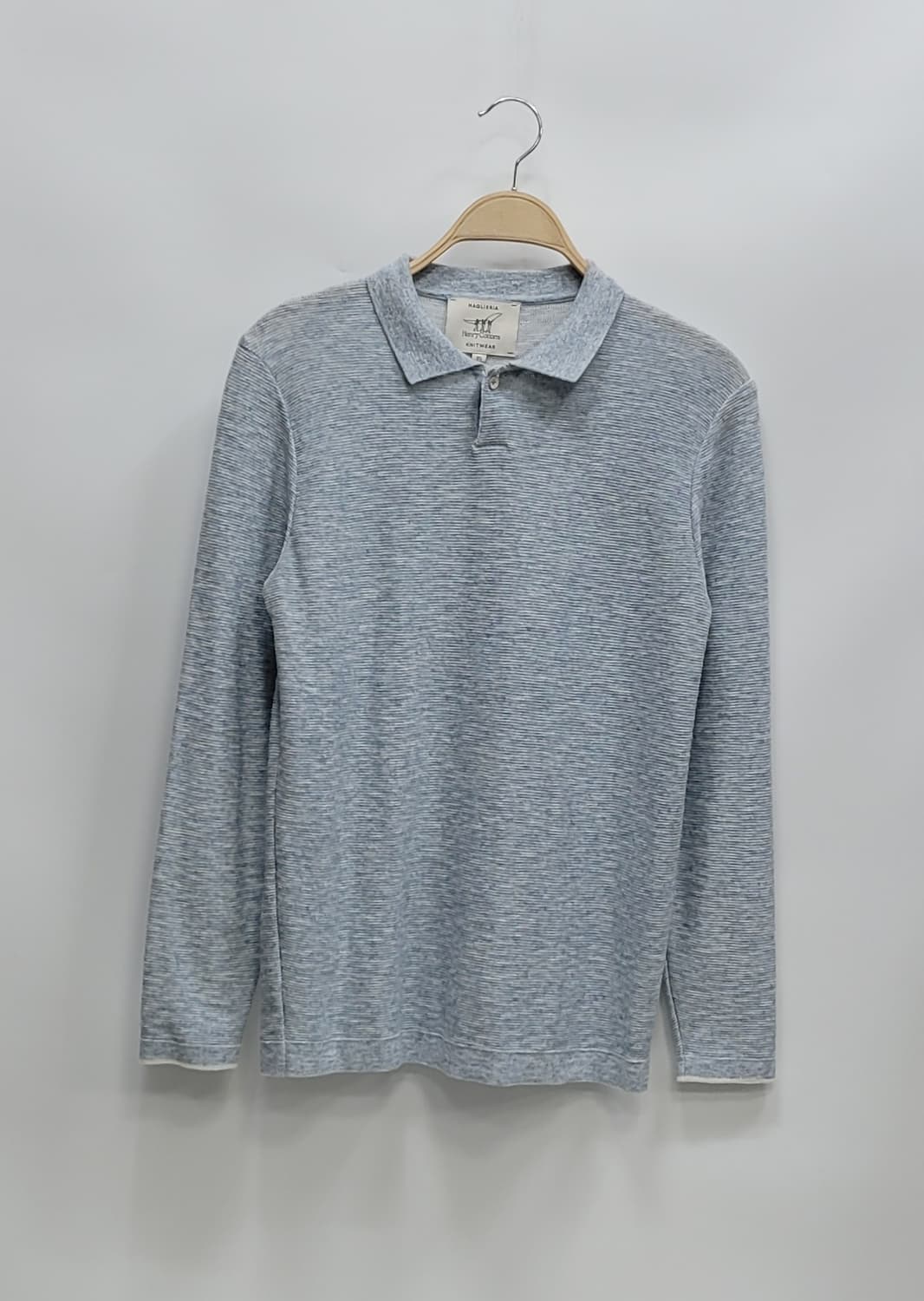 Henry Cottons 헨리코튼 칼라 티셔츠 / 남 95 스카이블루  상품이미지1