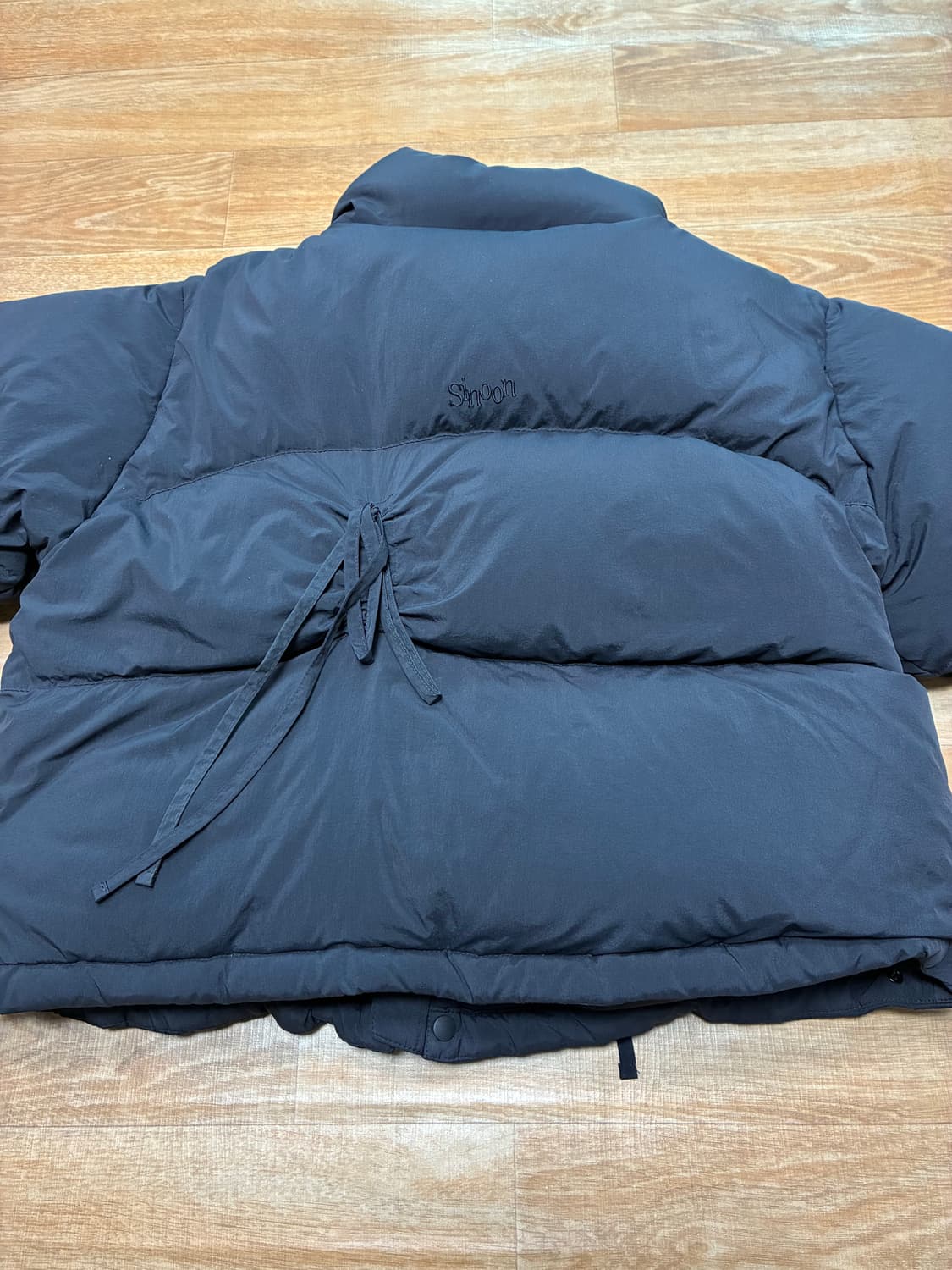 시눈 리본 패딩 상품이미지3