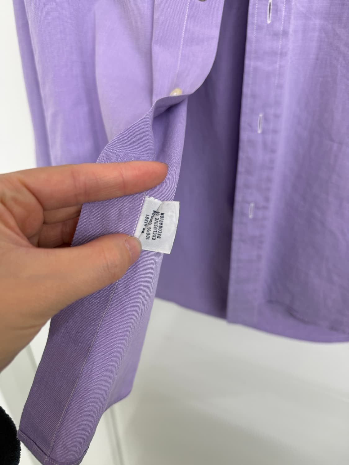 폴로 랄프로렌 퍼플 네이비포니 셔츠 상품이미지8