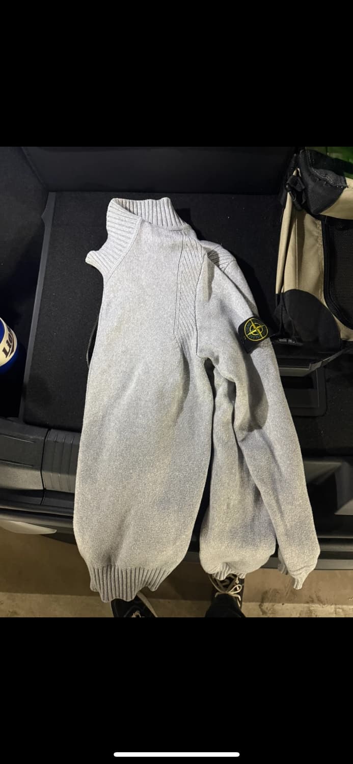 정품 스톤아일랜드 니트 집업 가디건 95 상품이미지2