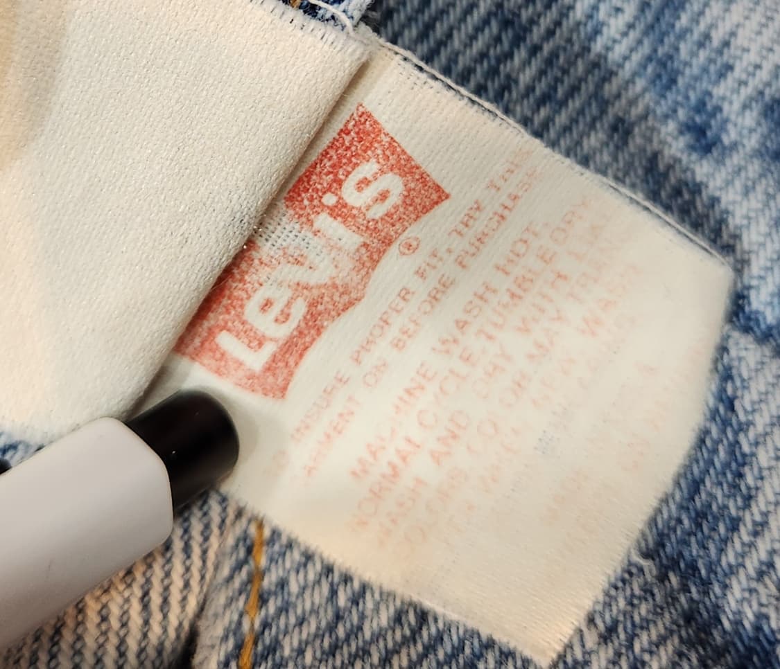 80s 리바이스 미국산 70505-7417 데님 빈티지 자켓 상품이미지8