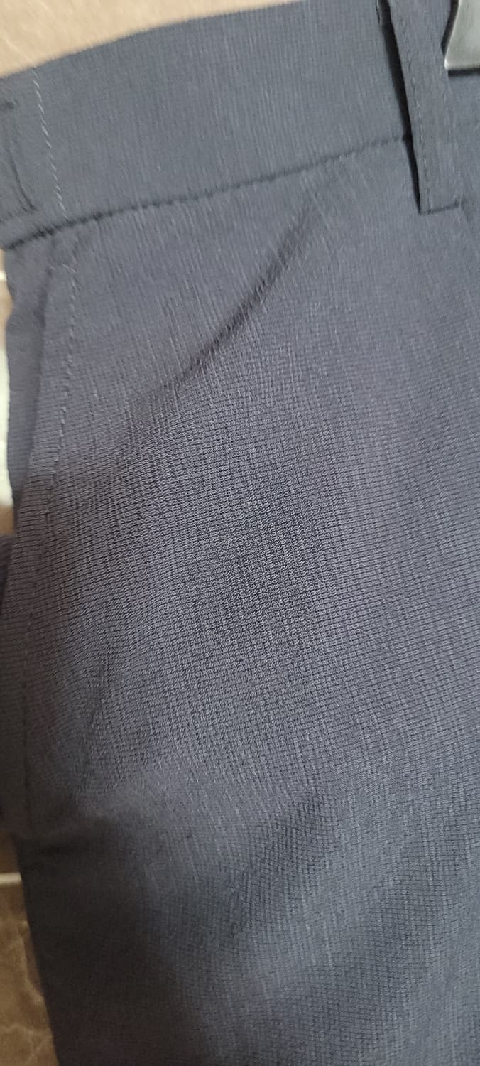 👔남성33-34인치👔CREMIEUX 남성 바지 짙은챠콜(한여름용) 상품이미지3