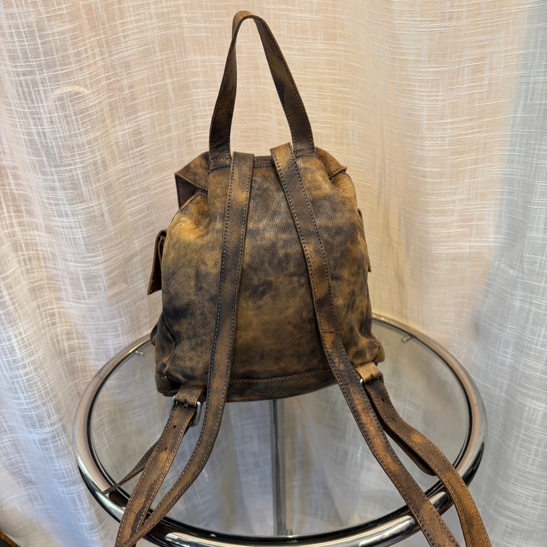 이태리 천연 소가죽 백팩     상품이미지4