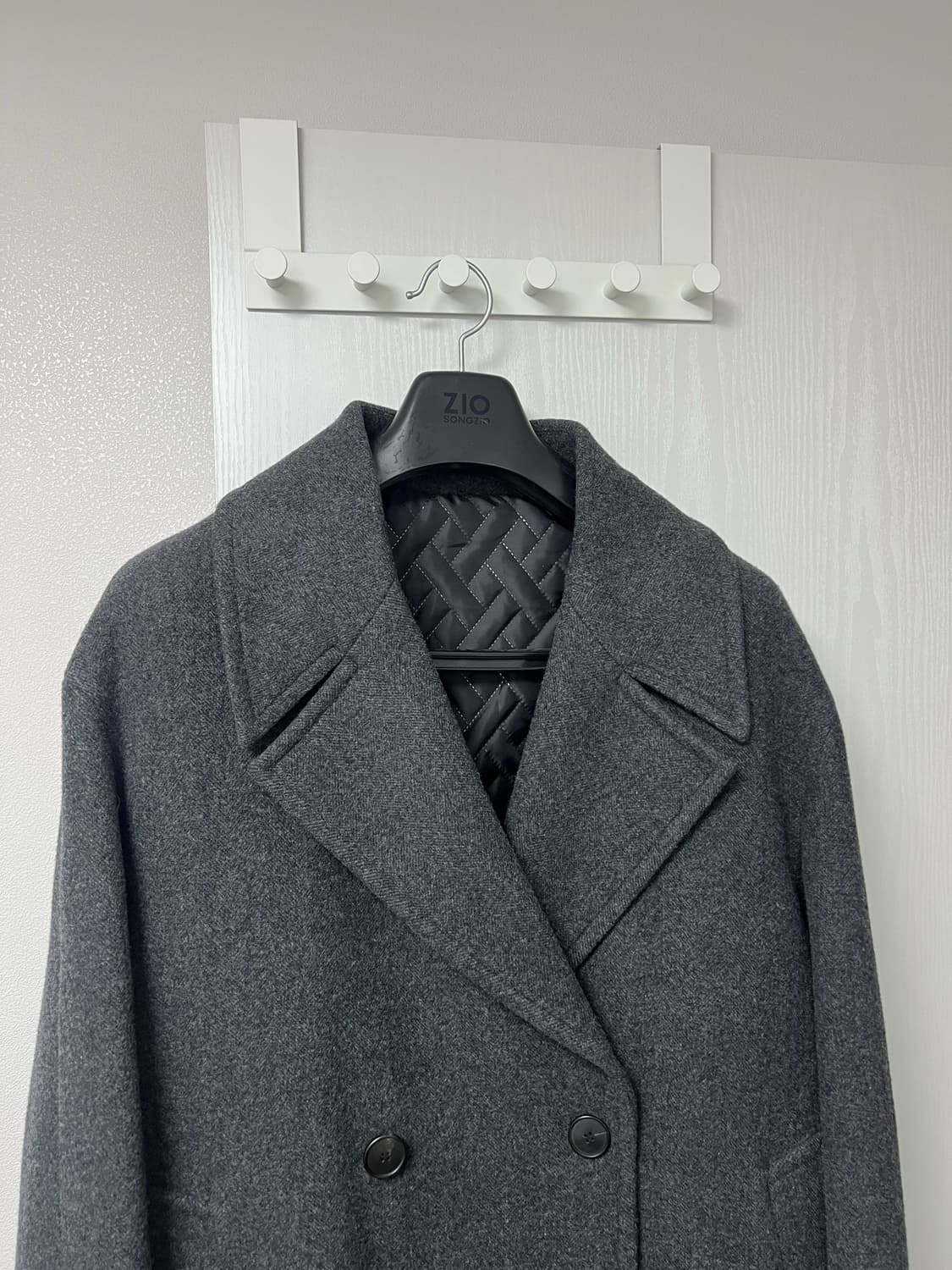 ZIO SONGZIO 캐시미어 더블 코트 105 판매합니다 상품이미지3