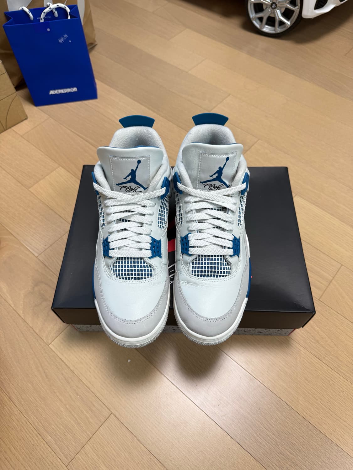 조던 4 인더스트리얼 밀리터리 블루 상품이미지3