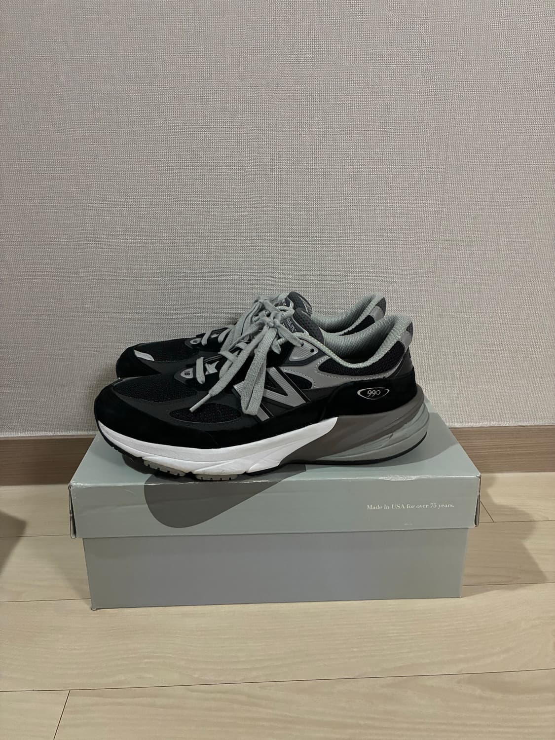 뉴발란스 990v6 블랙 260사이즈 판매 상품이미지3