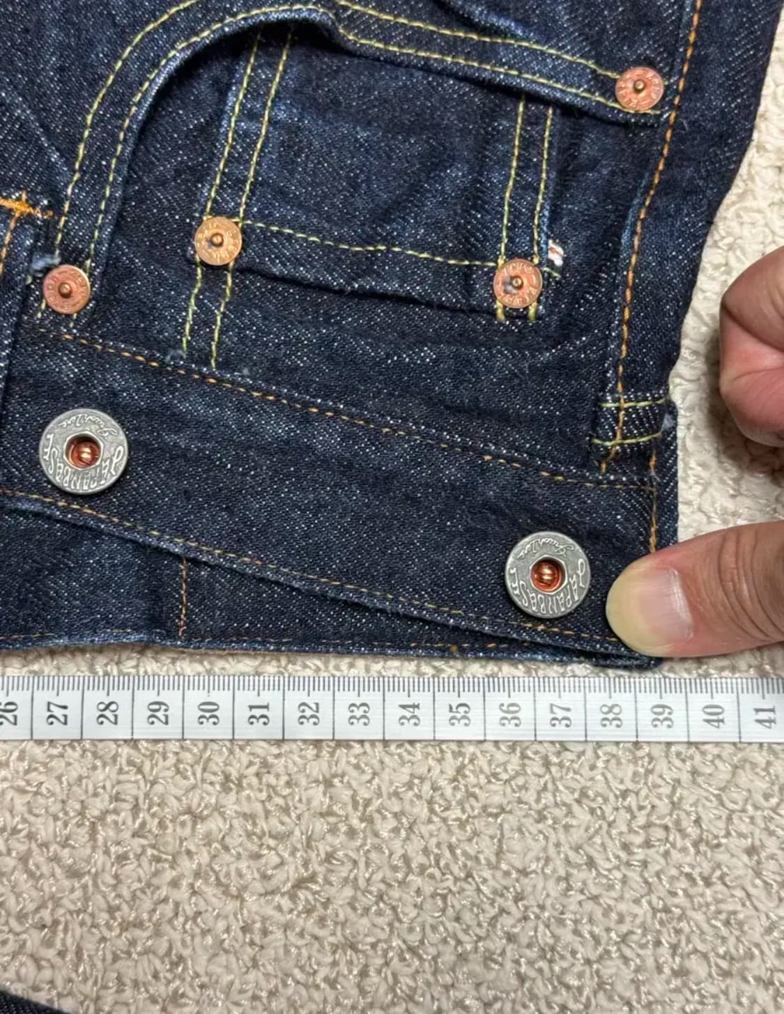 [40, 31] 그라프제로 graphzero 복각 데님 셋업 상품이미지7