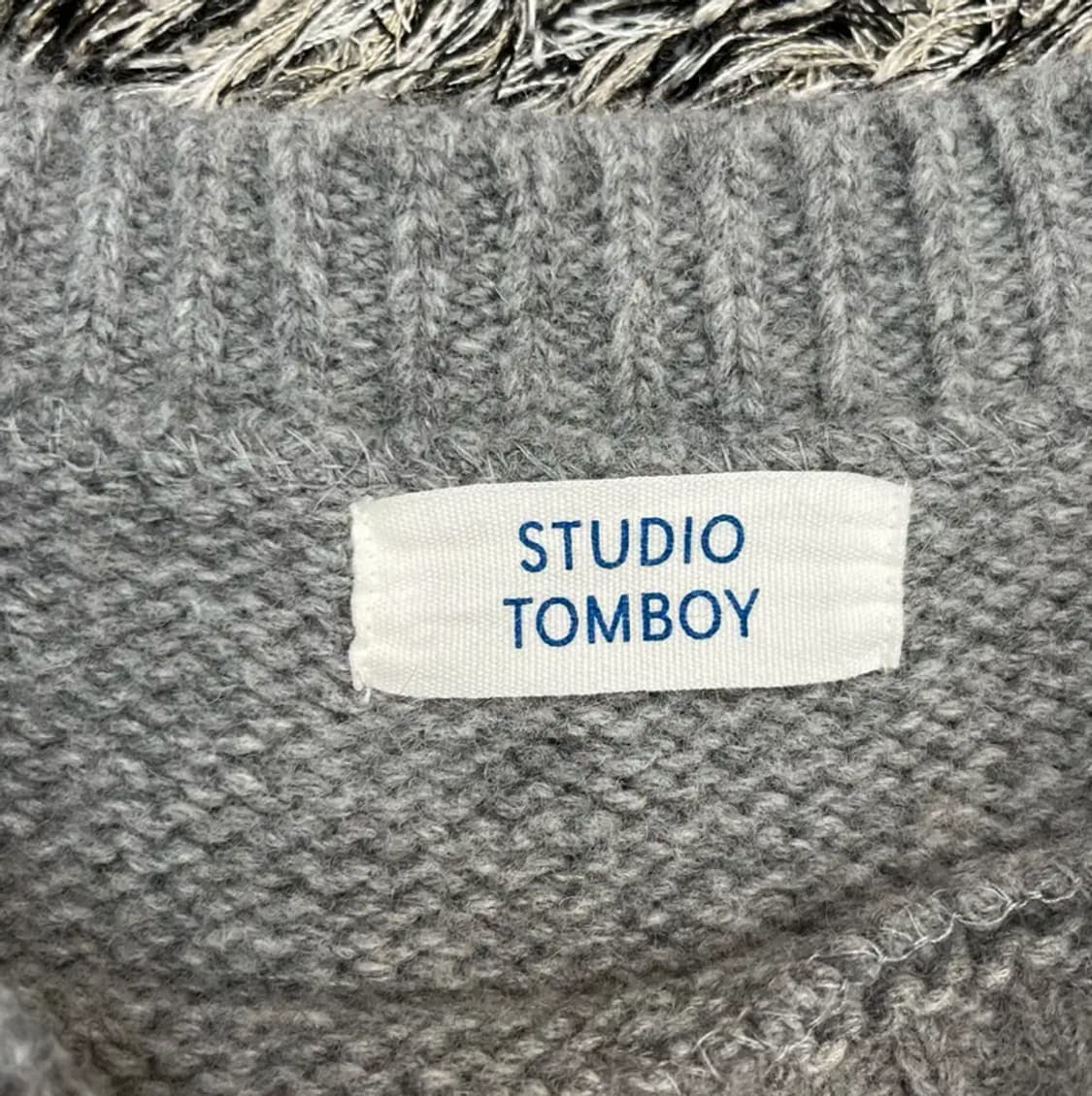 23시즌 스튜디오톰보이 울 니트 베스트 (F) 상품이미지3