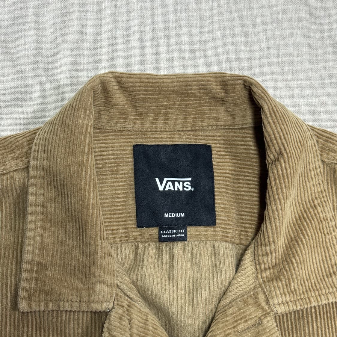 반스 코듀로이 브라운 셔츠 자켓 M 상품이미지5