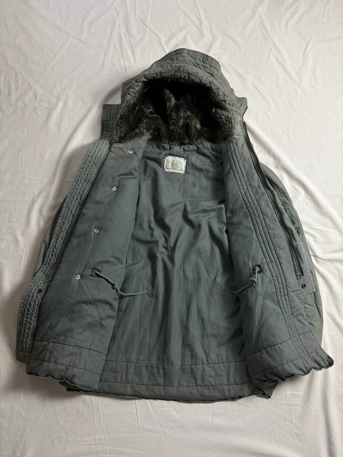 80s 밀리터리 콜드웨더 n3b 파카 M 상품이미지3