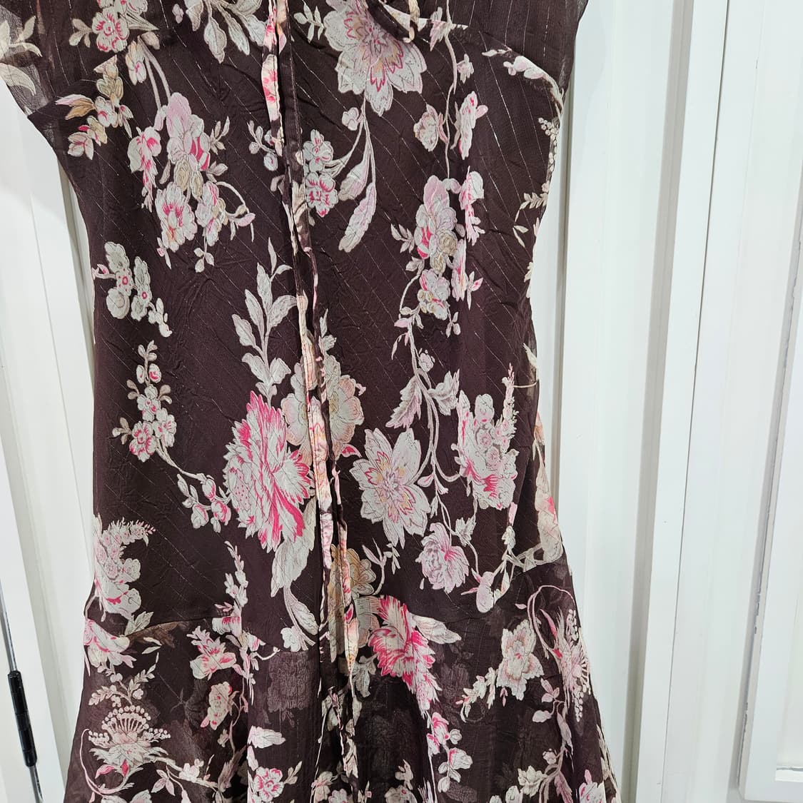 플라워 쉬폰 언발 원피스 상품이미지2