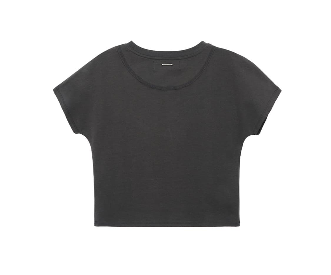 트리밍버드 Horizon Logo Crop T-Shirts 차콜 상품이미지4