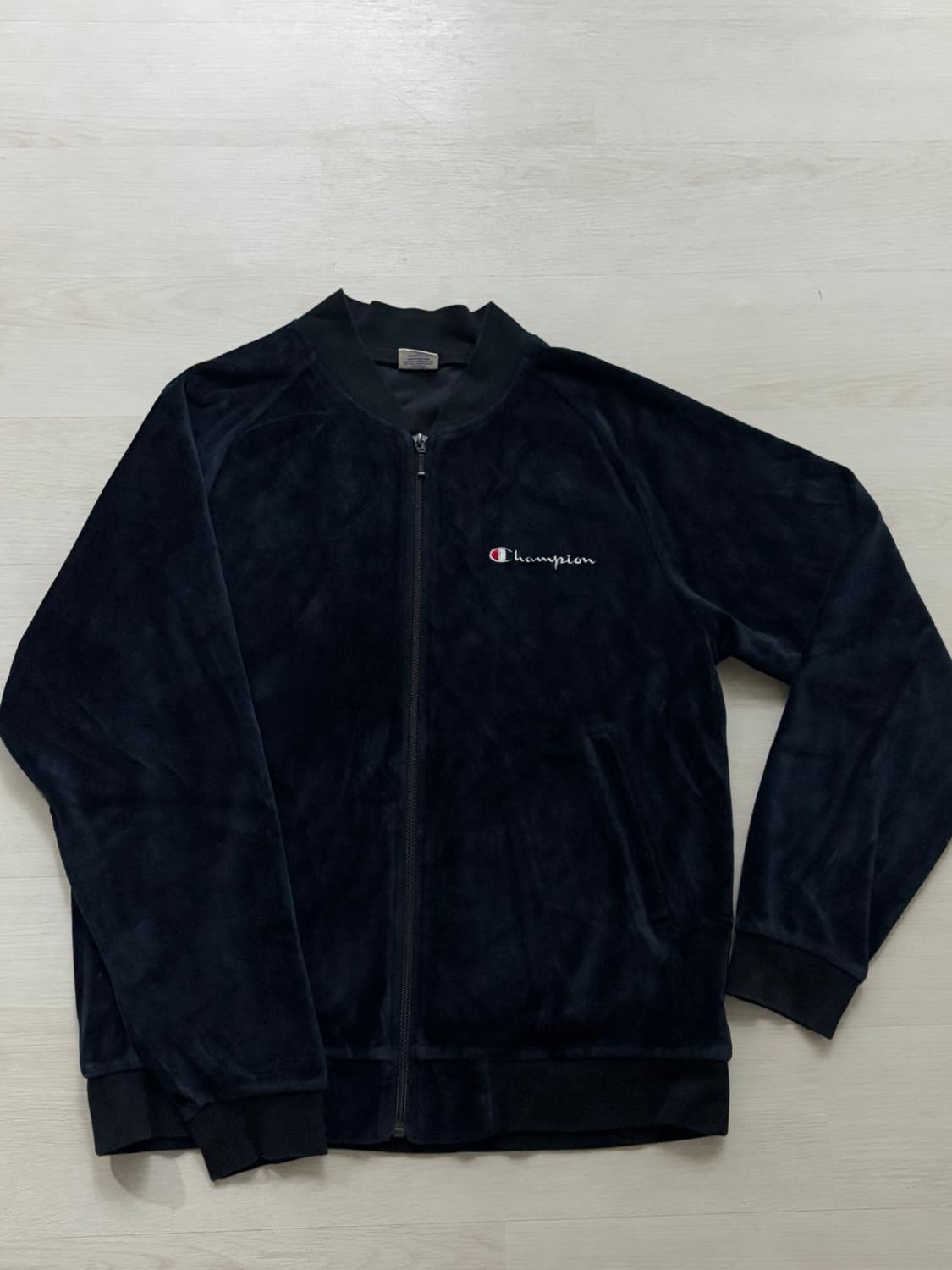 무배)챔피온 벨벳 자켓 블루종 M 상품이미지4