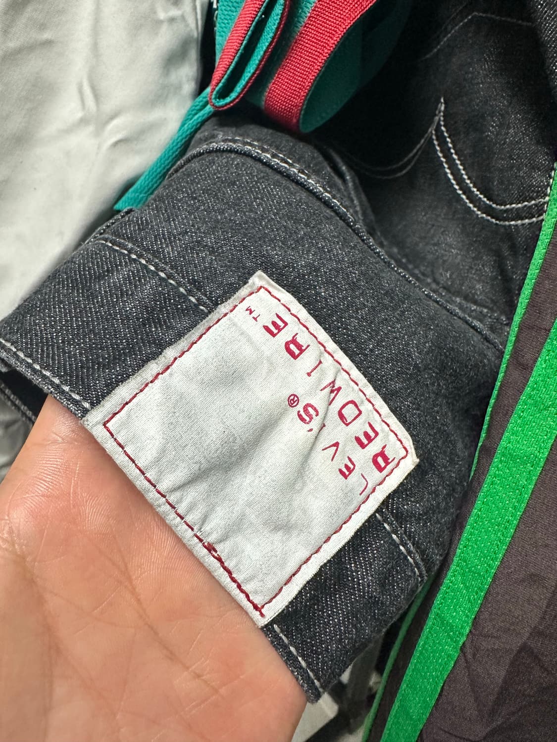 00s 리바이스 레드와이어 32 흑청 배기핏 상품이미지9