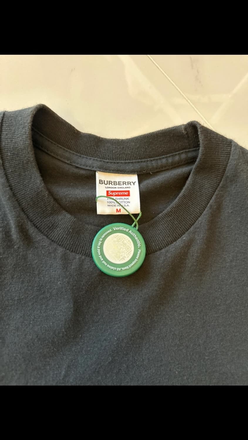 슈프림 x 버버리 박스로고 티 (일요일 까지 35) 상품이미지3