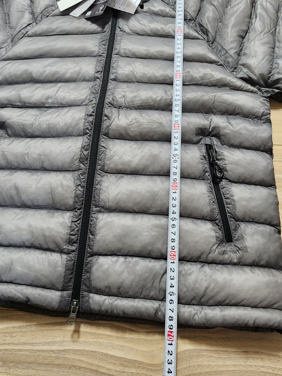 수아레라이트시어패딩점퍼남성L사이즈그레이경랑패딩 상품이미지5