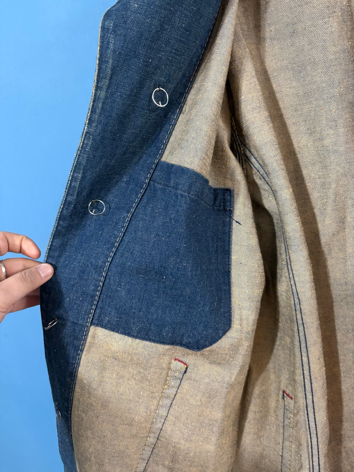 90-00‘s Levis Red loop chore jacket.  상품이미지7