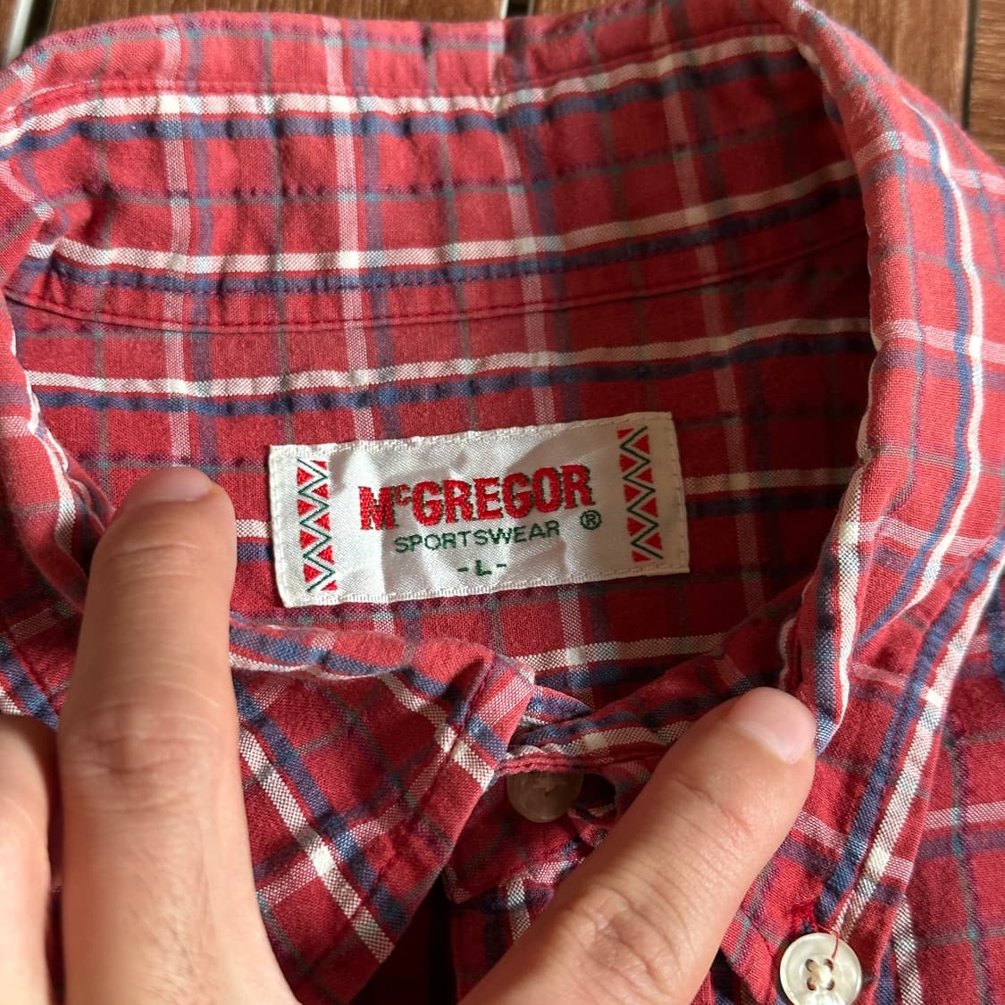 Mcgregor check 1/2 shirts 상품이미지4