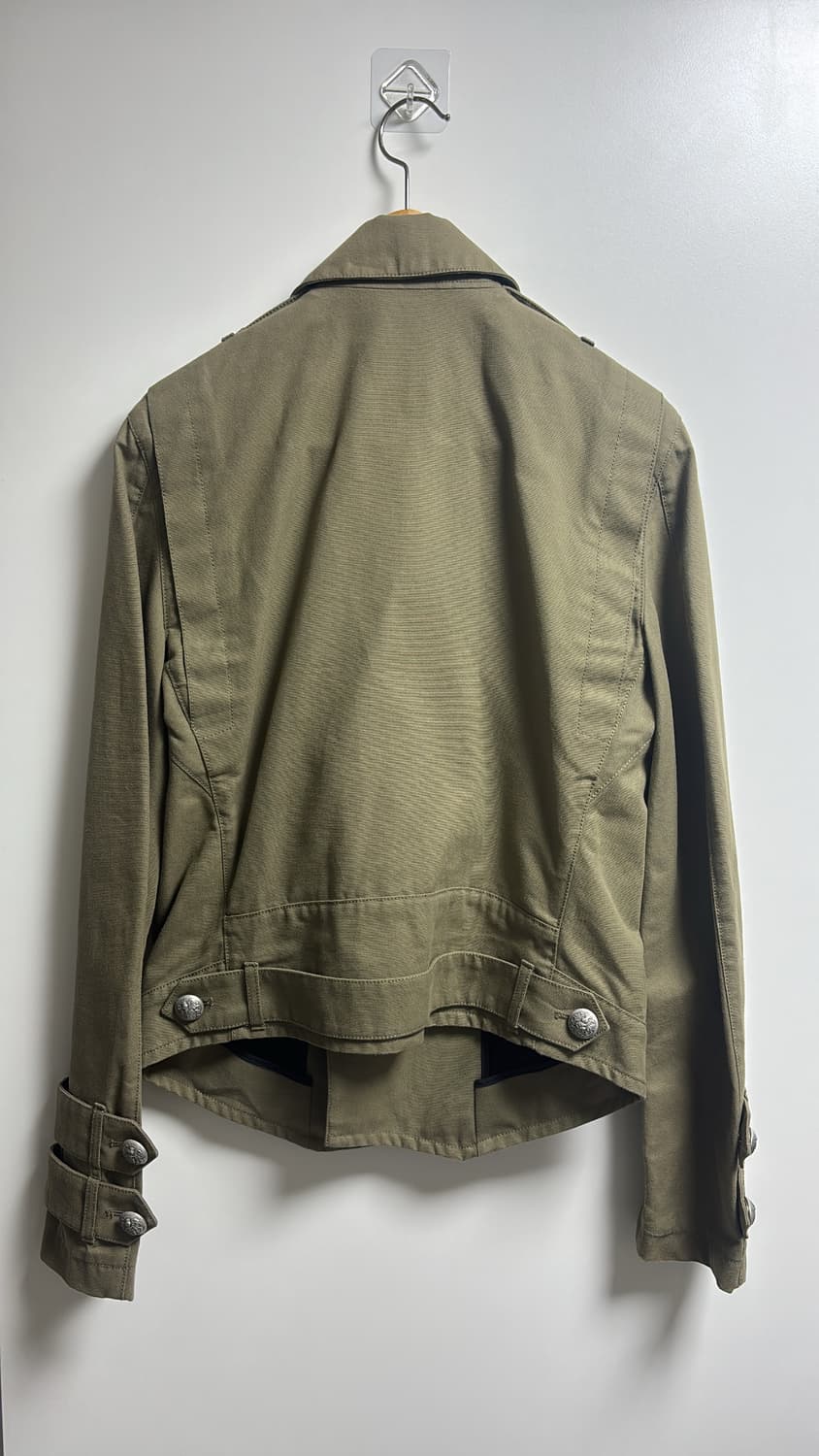 발망 13ss 나폴레옹 스틸 버튼 카키 자켓 48사이즈 상품이미지2