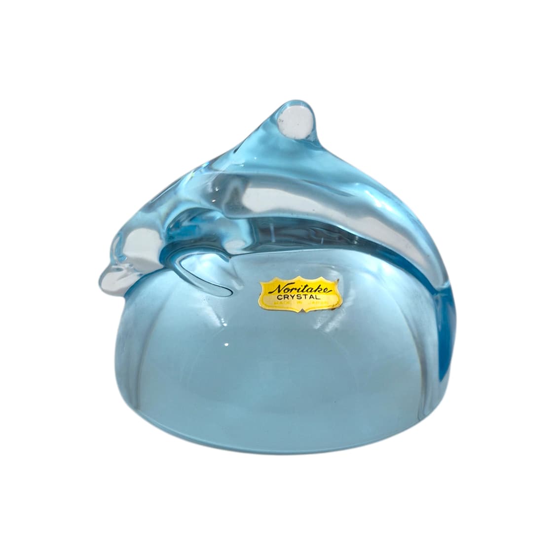 80s 노리다케 크리스탈 돌고래 아쿠아 문진 상품이미지1