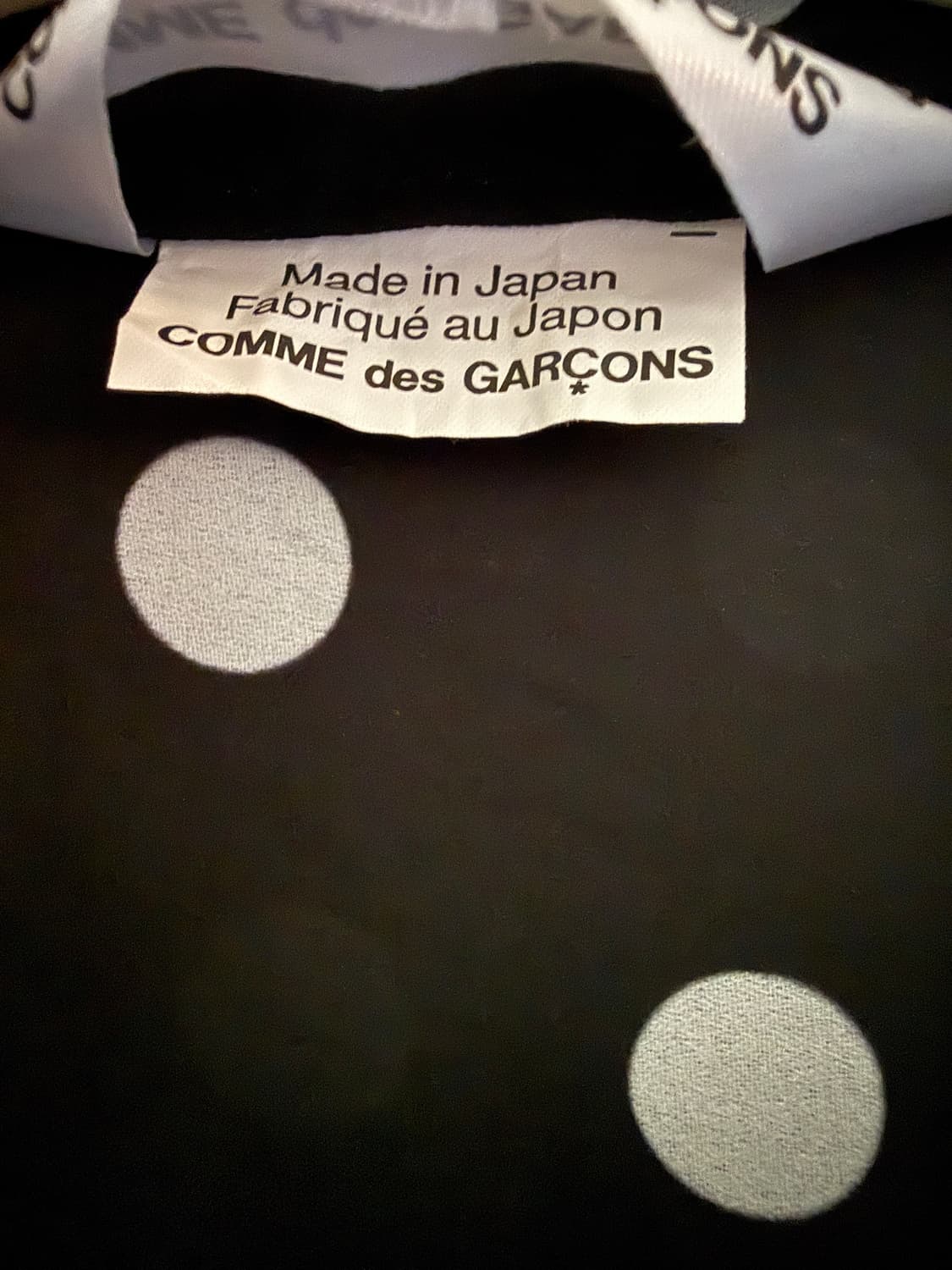 꼼데가르송 도트 셔츠 롱 원피스 상품이미지3