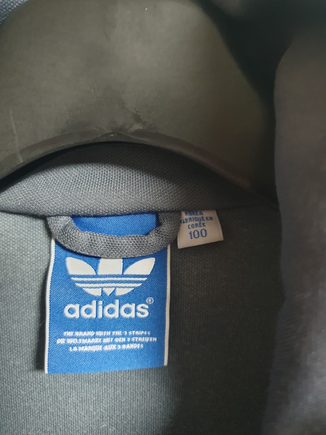 아디다스 져지 유로파 트랙탑 그레이 라임 100 상품이미지7