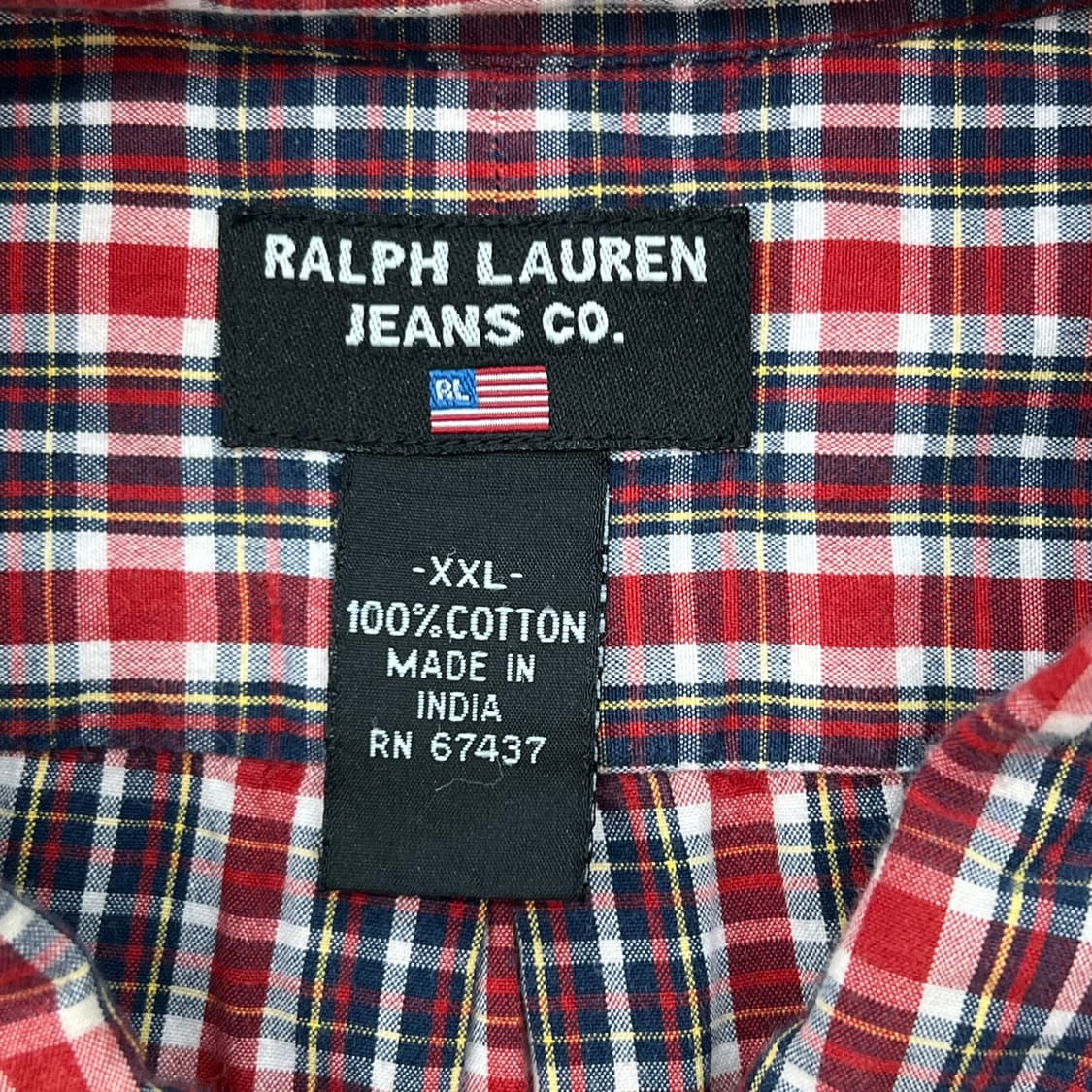 랄프로렌 진스 체크셔츠 r2546 상품이미지5