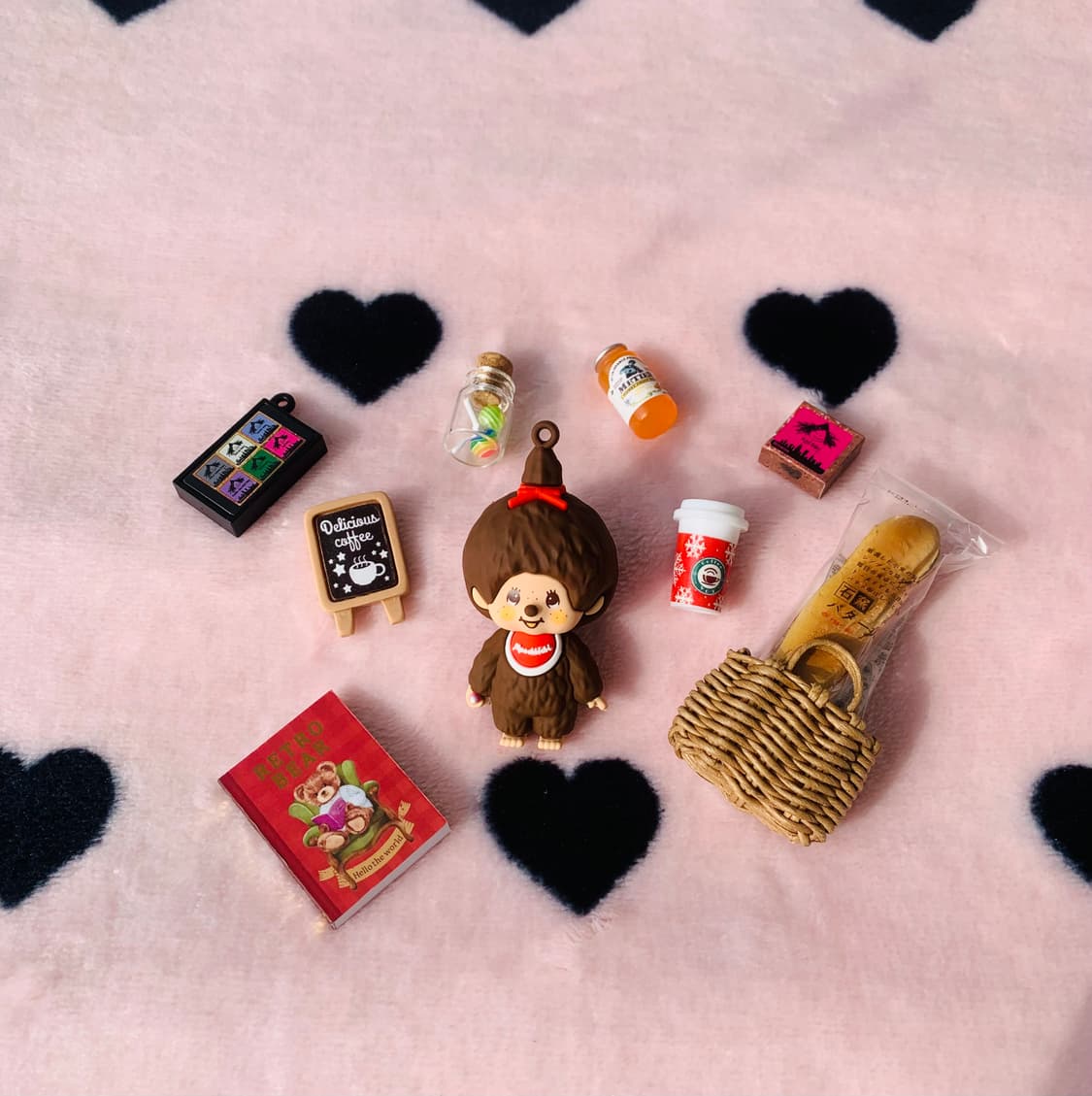 몬치치 카페세트 키체인 상품이미지1