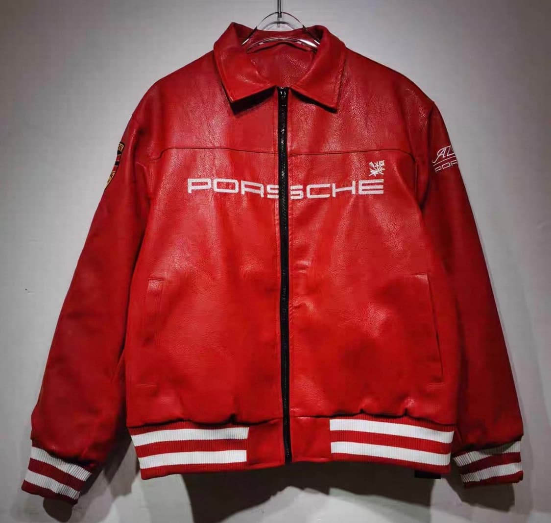 포르쉐 레더 바시티 자켓 상품이미지8