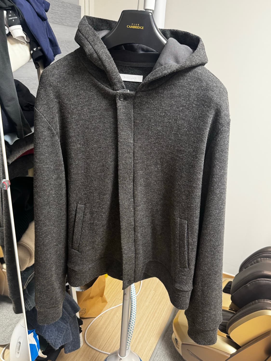 레이크랙 rakelack 심프 후드 가디건 L 상품이미지4