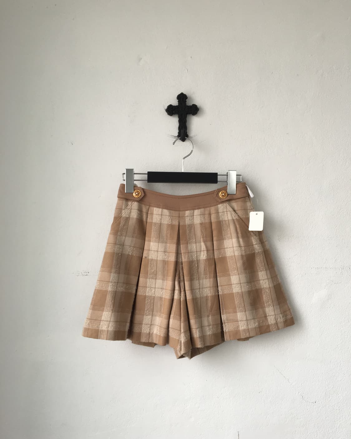 Check pattern short 상품이미지1