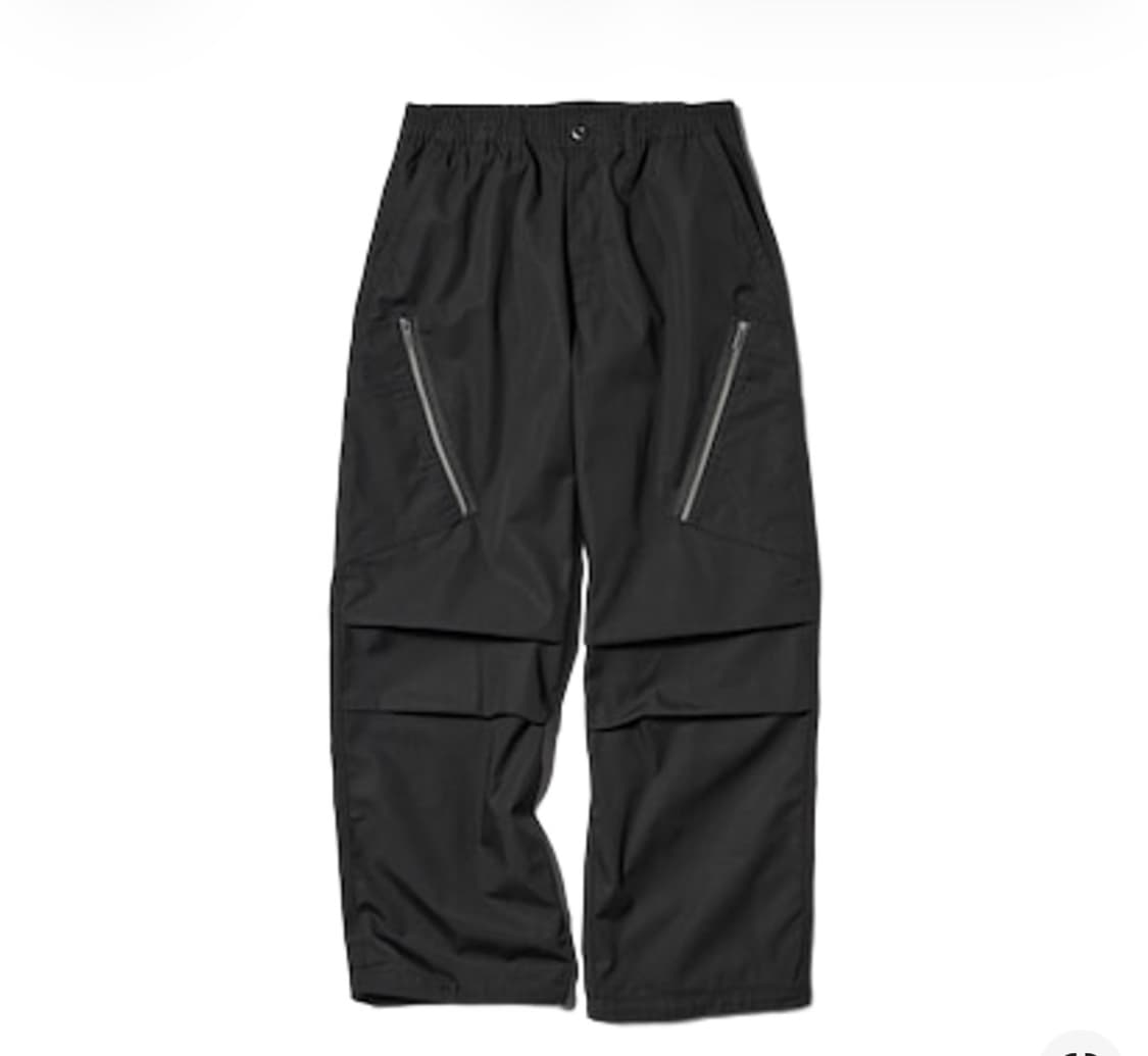 Gu 언더커버 유틸리티 팬츠 블랙 상품이미지1