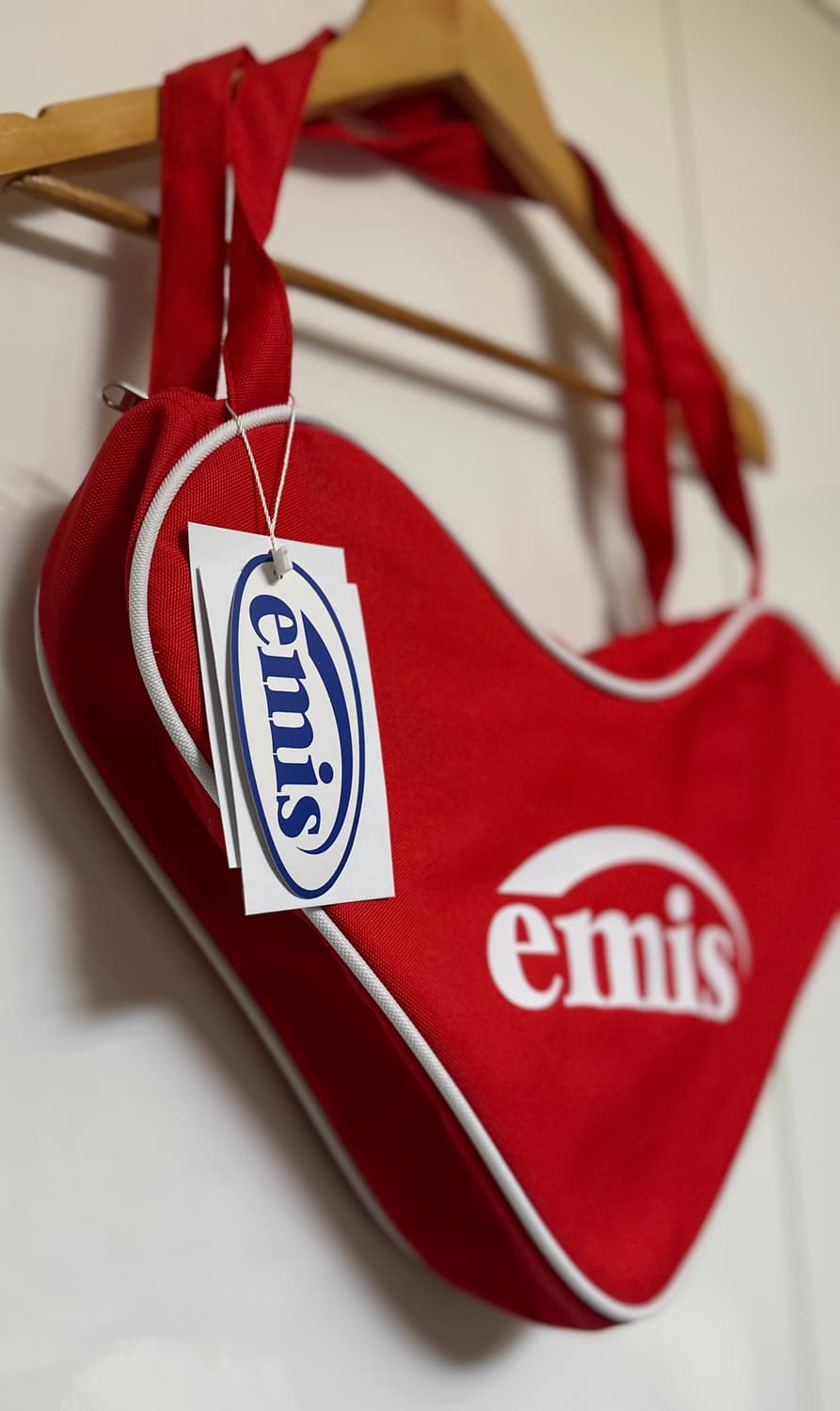 emis 에미스 하트 백 레드 상품이미지3