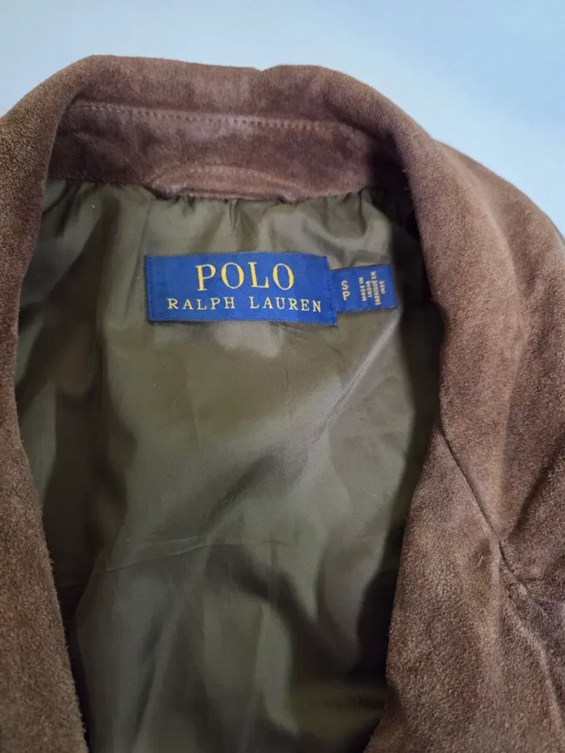 폴로 랄프로렌 스웨이드 더블라이더 자켓 상품이미지3