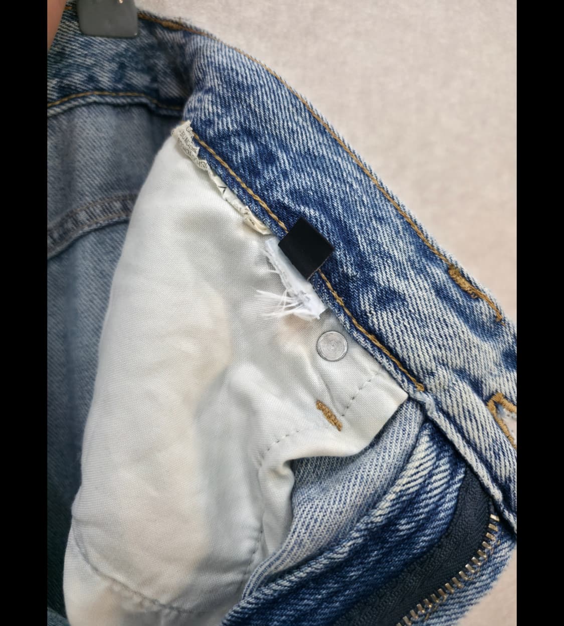 마시모두띠 연청 와이드 데님 팬츠 Massimo Dutti 상품이미지7