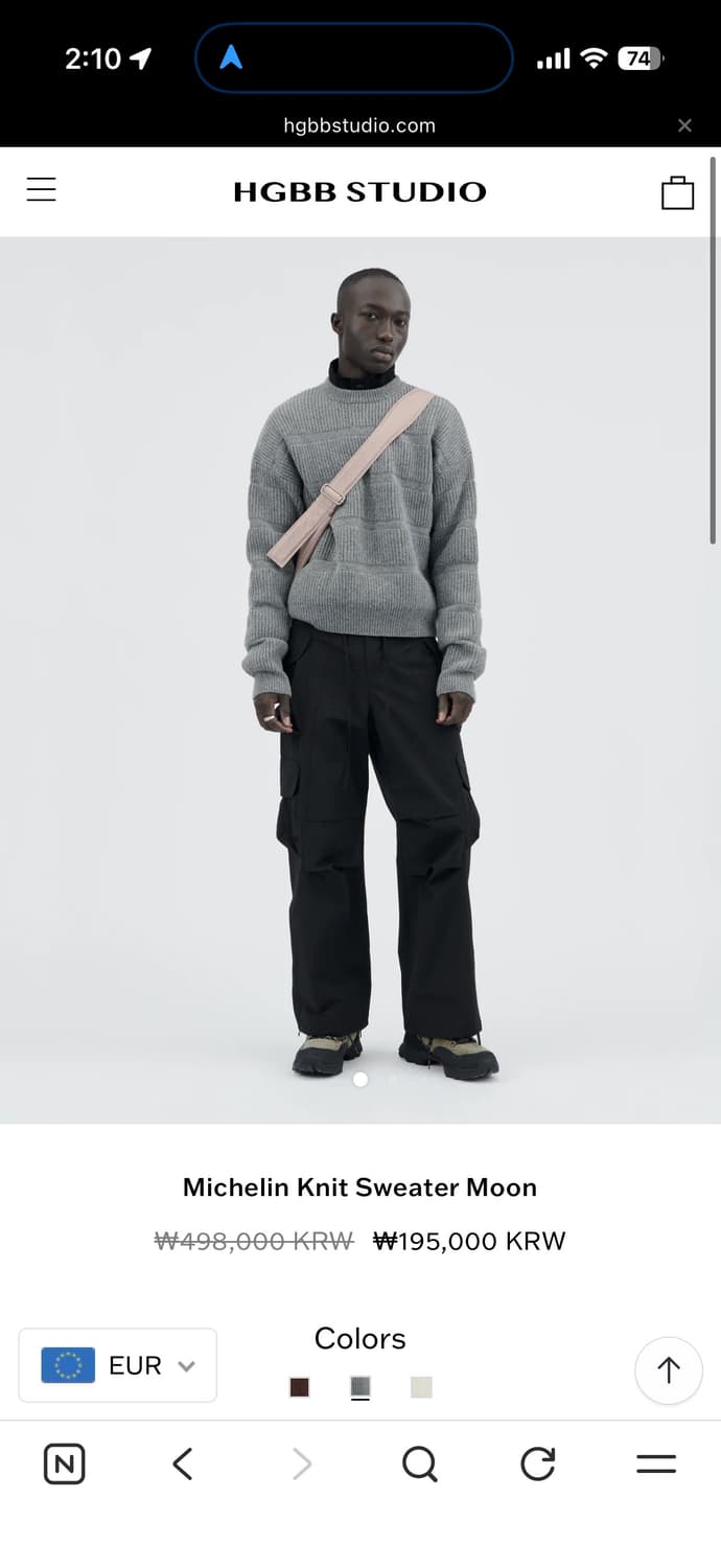 Hgbbstudio MICHELIN KNIT SWEATER 상품이미지1