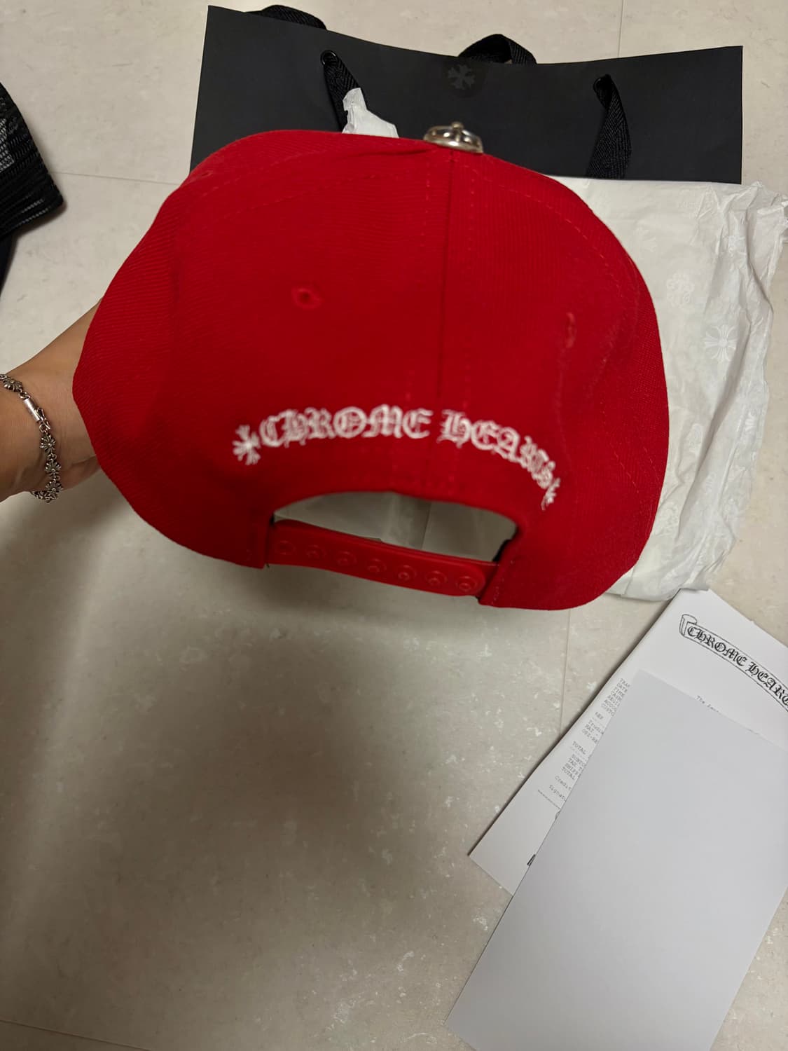 크롬하츠 자수 베이스볼캡 새제품 상품이미지1