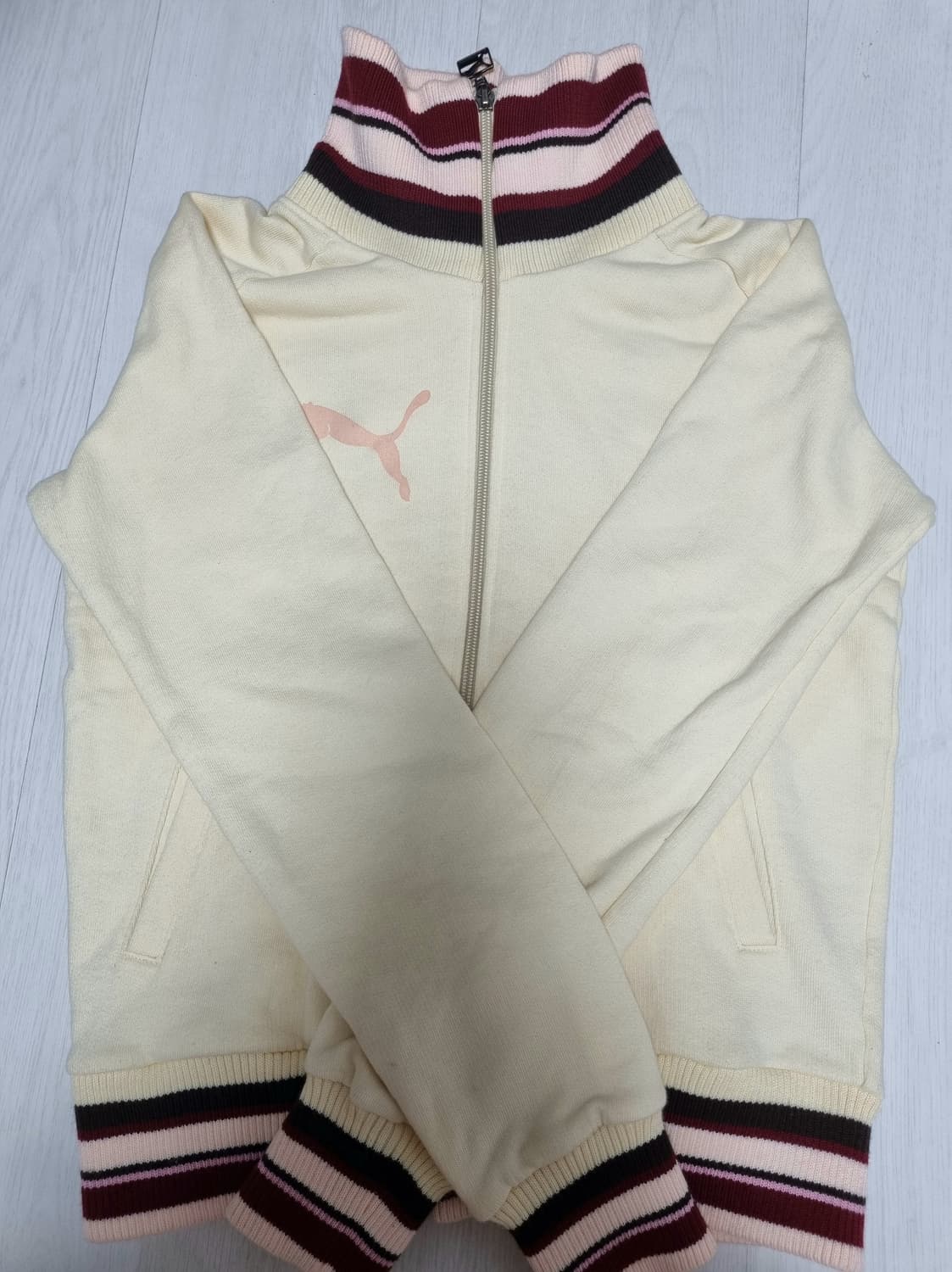 puma 푸마 핑크 집업 자켓 상품이미지1