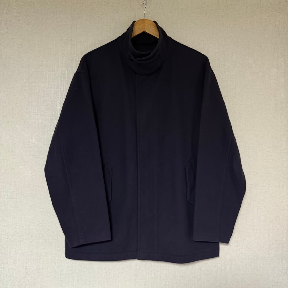 [2]코모리 펠튼 울 나일론 Zip 블루종 자켓 상품이미지5