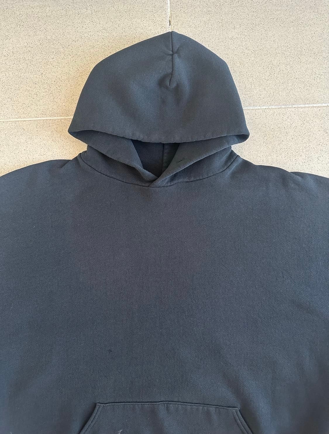 00s 빈티지 러셀 후드 블랙 XL 디스트레스드 상품이미지7